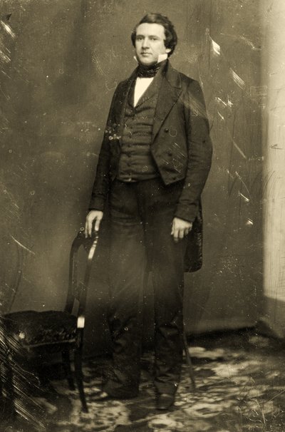 Portrait of Joseph Smith (1805-44) the founder of Mormonism by American School